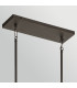 Aberdeen 3 Light Island Chandelier Distressed Grey Wood Effect & Old Bronze-8