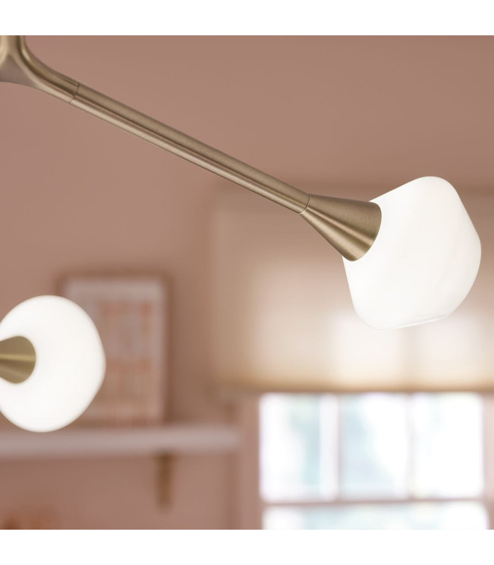 Cassius 4 Light Pendant Light Champagne Bronze 3000K-4