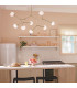 Cassius 8 Light Pendant Light Champagne Bronze 3000K-2