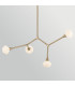 Cassius 4 Light Pendant Light Champagne Bronze 3000K-6