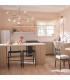 Cassius 8 Light Pendant Light Champagne Bronze 3000K-5