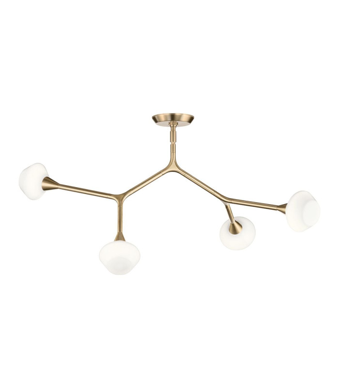 Cassius 4 Light Pendant Light Champagne Bronze 3000K-9