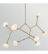 Cassius 8 Light Pendant Light Champagne Bronze 3000K-6