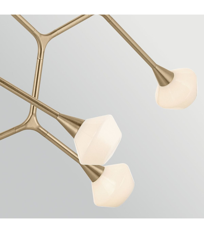 Cassius 8 Light Pendant Light Champagne Bronze 3000K-7