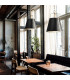 Etcher Large Pendant Light Black & Brass-3
