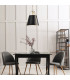 Etcher Large Pendant Light Black & Brass-4