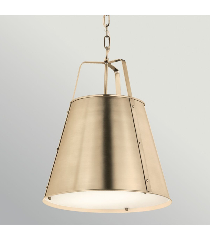 Etcher Large Pendant Light Champagne Bronze-4
