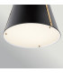 Etcher Large Pendant Light Black & Brass-7