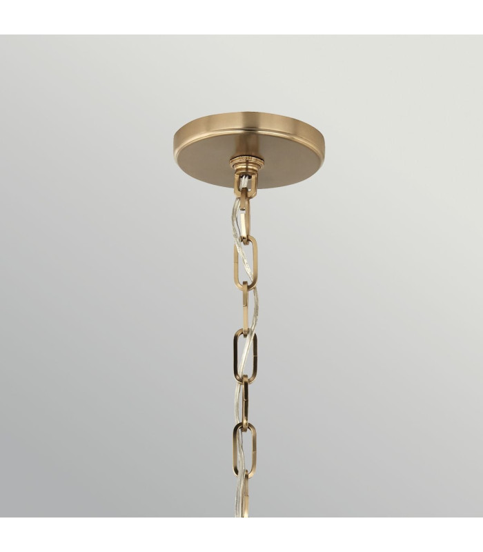 Etcher Large Pendant Light Black & Brass-8