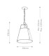 Etcher Medium Pendant Light Black & Brass-2