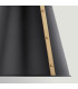 Etcher Medium Pendant Light Black & Brass-3