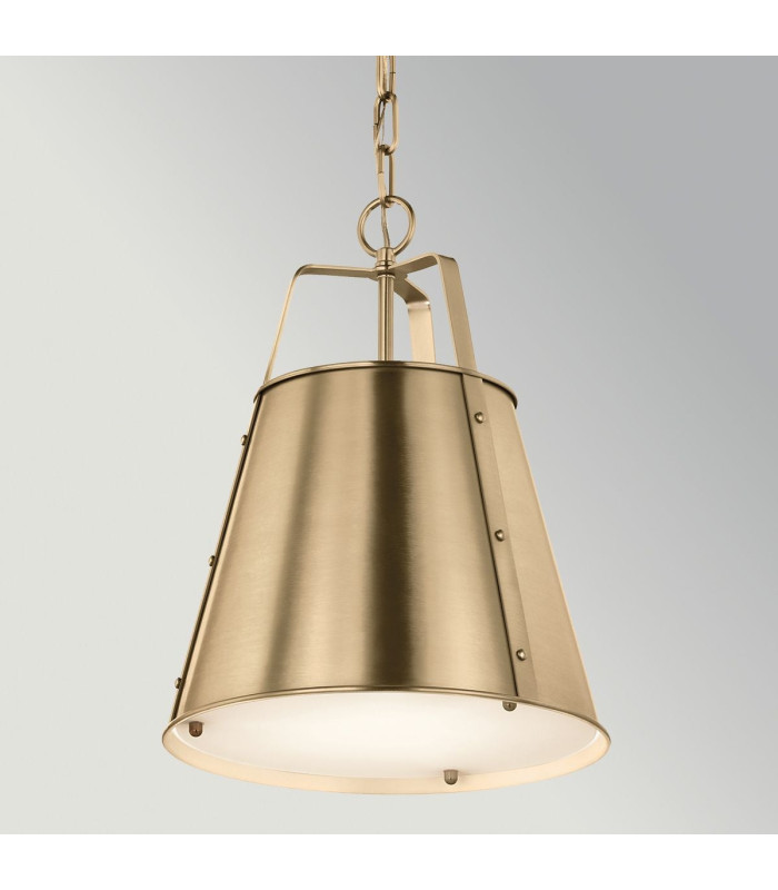Etcher Medium Pendant Light Champagne Bronze-4