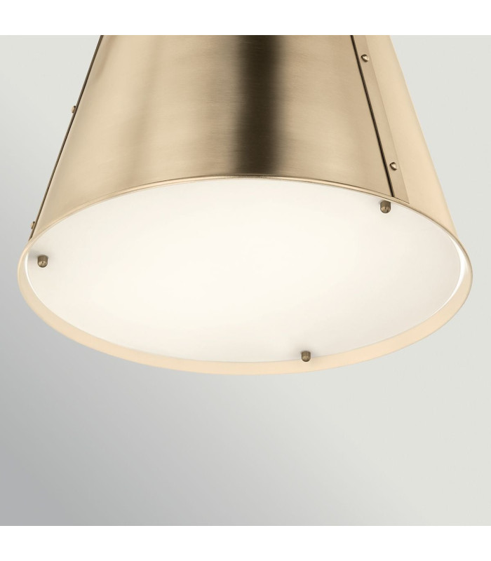 Etcher Medium Pendant Light Champagne Bronze-5