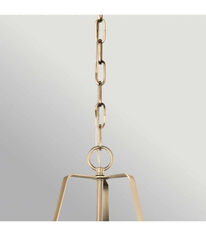 Etcher Medium Pendant Light Black & Brass-6