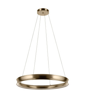 Larousse Integrated LED Large Pendant Light Champagne Bronze 2637K-1