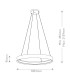 Larousse Integrated LED Large Pendant Light Champagne Bronze 2637K-3