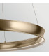 Larousse Integrated LED Large Pendant Light Champagne Bronze 2637K-5