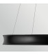 Larousse Integrated LED Large Pendant Light Black & Brass 2637K-7