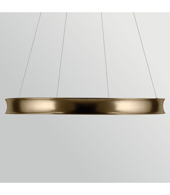 Larousse Integrated LED Large Pendant Light Champagne Bronze 2637K-8