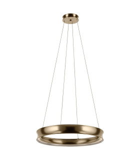 Larousse Integrated LED Medium Pendant Light Champagne Bronze 2665K-1