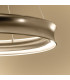 Larousse Integrated LED Medium Pendant Light Champagne Bronze 2665K-4