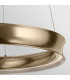 Larousse Integrated LED Medium Pendant Light Champagne Bronze 2665K-5