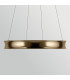 Larousse Integrated LED Medium Pendant Light Champagne Bronze 2665K-8