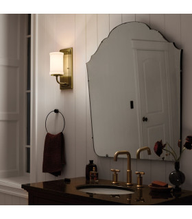 Vetivene Wall Light Natural Brass 3000K IP44-2