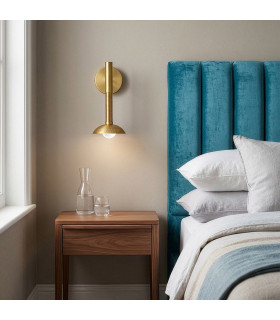 Arden Integrated LED Wall Light Brushed Gold 3000K-2