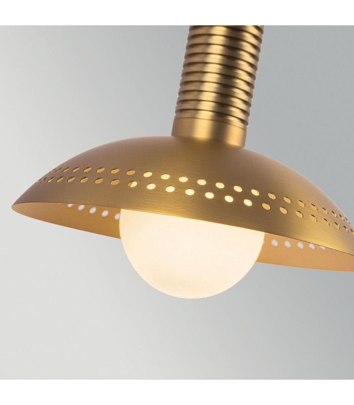 Arden Integrated LED Wall Light Brushed Gold 3000K-4