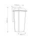 Mathus Medium Wall Lantern Black IP44-3