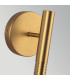 Arden Integrated LED Wall Light Brushed Gold 3000K-5