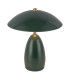 Poppy 12V Integrated LED Rechargeable Small Table Lamp Pine Green 3000K-7