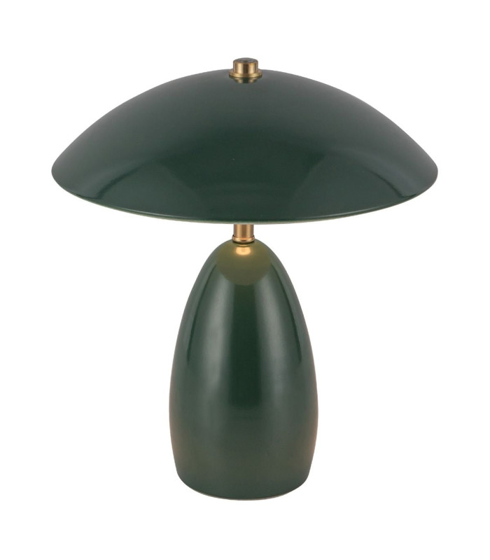 Poppy 12V Integrated LED Rechargeable Small Table Lamp Pine Green 3000K-7