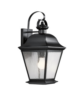 Mount Vernon Large Wall Lantern Black IP44-1