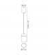 Ceiling Pendant Small 9.5cm Round 1 x E27, Matt White - 2