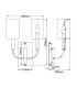 Brianna Wall Light Black with Shades-2