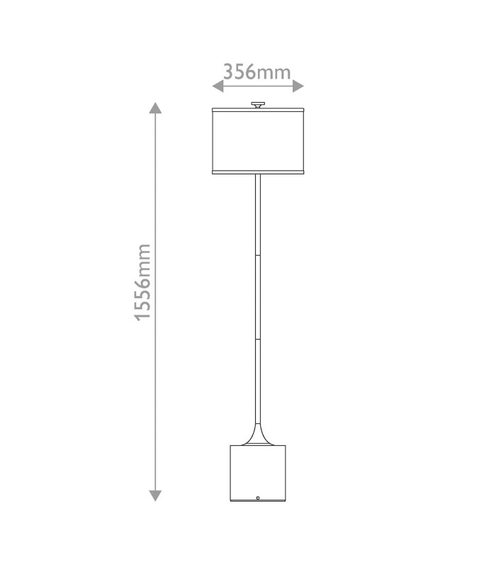 Issa Floor Lamp Brushed Gold Ivory Linen-3