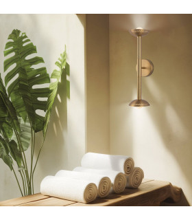 Arden Up Down Integrated LED Wall Light Brushed Gold 3000K-2