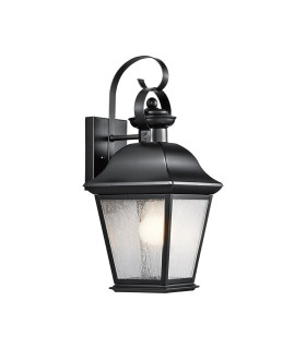 Mount Vernon Medium Wall Lantern Black IP44-1