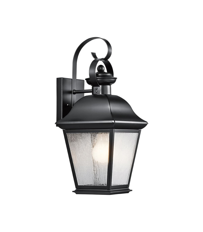Mount Vernon Medium Wall Lantern Black IP44-1