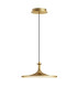 Issa Integrated LED Medium Pendant Light Brushed Gold 3000K-1