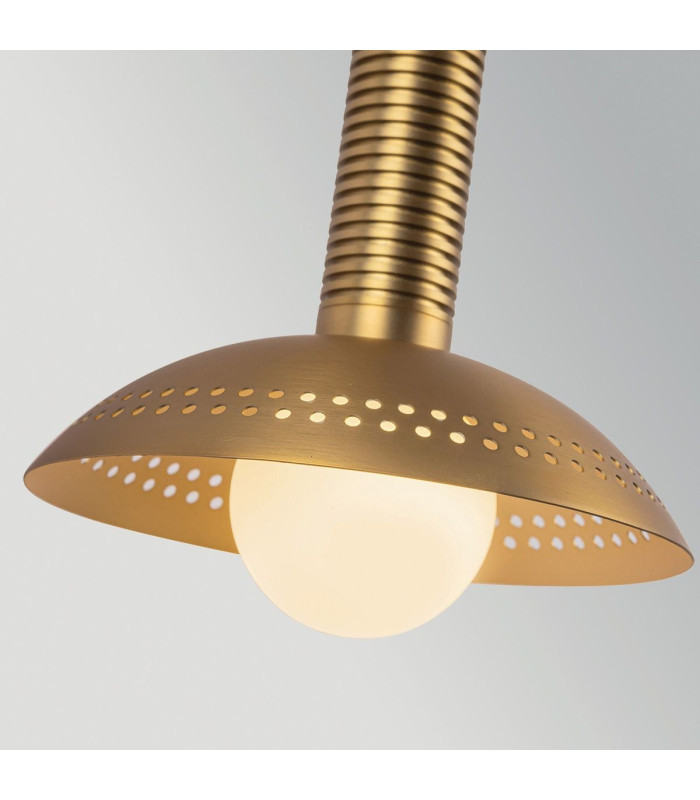 Arden Up Down Integrated LED Wall Light Brushed Gold 3000K-4
