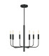 Brianna 6 Light Chandelier Black-1