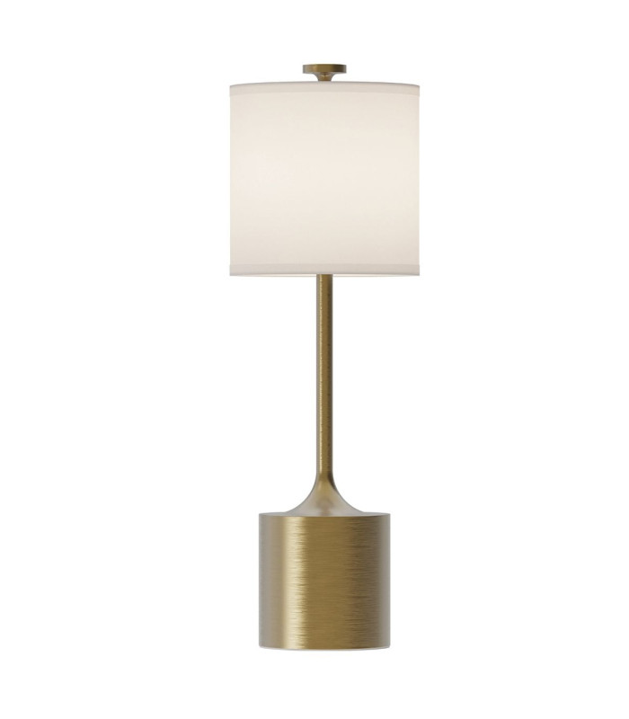 Issa Table Lamp Brushed Gold Ivory Linen-1
