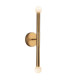 Arden Up Down Integrated LED Wall Light Brushed Gold 3000K-9
