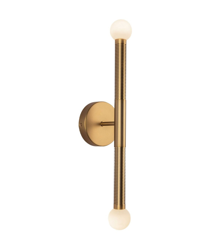 Arden Up Down Integrated LED Wall Light Brushed Gold 3000K-9