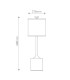 Issa Table Lamp Brushed Gold Ivory Linen-3