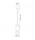 Ceiling Pendant Small 9.5cm Round 1 x E27, Silver - 2