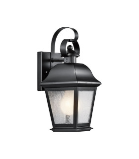 Mount Vernon Small Wall Lantern Black IP44-1